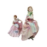 2 VINTAGE ROYAL DOULTON FIGURES