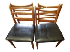4 MID CENTURY DINING CHAIRS