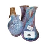 4 CAITHNESS GLASS VASES