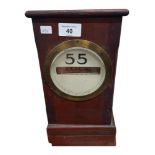 WOODEN 'TRACK' INFO SIGNAL INDICATOR BOX