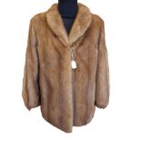 MINK JACKET SIZE 12-14