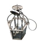 VICTORIAN STYLE HANGING GLASS LANTERN