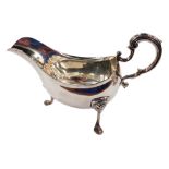 IRISH GEORGIAN SILVER SAUCE BOAT 306G