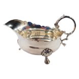 SILVER SAUCE BOAT 91G