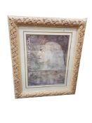 LARGE FRAMED EGYPTIAN PICTURE