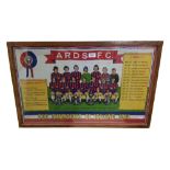 FRAMED ARDS FC 1974 LINEN TEA TOWEL