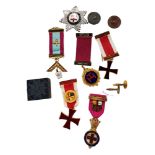 COLLECTION OF MASONIC JEWELS