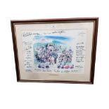 SIGNED LIMITED EDITION POLITICAL PRINT - THE STORMONT ORCHESTRA