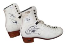 TORVILLE & DEAN SIGNED ICE SKATES