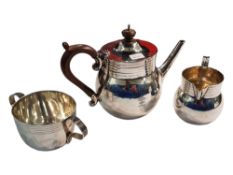 IRISH SILVER BACHELORS TEA SERVICE 1906-07