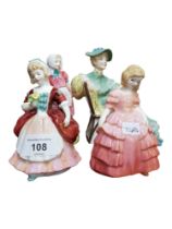 4 ROYAL DOULTON FIGURES