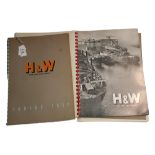 2 OLD HARLAND & WOLFF BROCHURES