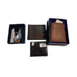 4 LEATHER WALLETS