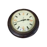 GEORGE VI G.P.O WALL CLOCK