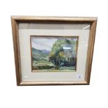 SIGNED WATERCOLOUR - LANDSCAPE