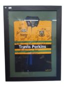 FRAMED SIGNED NORTHAMPTON RUGBY SHIRT