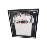 FRAMED GERMANY FOOTBALL SHIRT SIGNED BY GERMAN FINAL SQUAD EUROS 2008