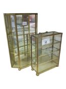 2 JEWELLERY DISPLAY CASES