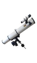 LARGE TELESCOPE AND ACCESSORIES (2 BOXES)