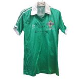 ORIGINAL 1982 WORLD CUP MATCH WORN NORTHERN IRELAND FOOTBALL TOP SIGNED BY DAVID MCCREERY 4