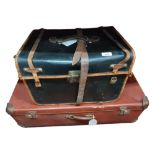 2 VINTAGE SUITCASES