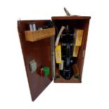 CASED MICROSCOPE & ACCESSORIES