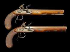 Rigby of Dublin A Fine Pair Of 30-Bore Flintlock Duelling Pistols by Rigby, Dublin, c.1795.
