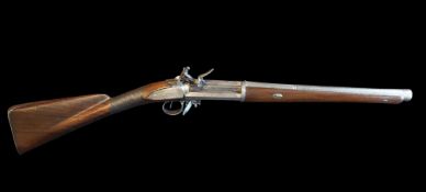 Hall & Powell of Dublin An Early Irish & Extremely Rare Flintlock 3-Shot Revolving Carbine by Joseph