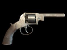 A 5-Shot 0.32” Solid Closed Frame Double Action Revolver. An octagonal 4½” barrel, ‘No. 19233’