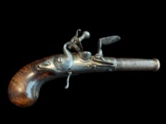 Thomas Fitzpatrick of Dublin An Irish 44-Bore Queen Anne style pistol by Thomas Fitzpatrick, c.1680.