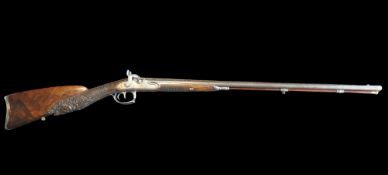 LePage of Paris An Exceptional 20-Bore Double-Barrel Shotgun By LePage, Paris, c.1820. Converted