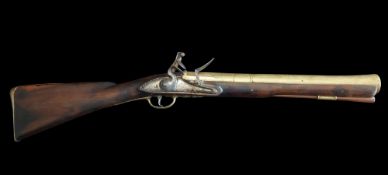 T.Hughes of Cork A Large Early Irish Flintlock Blunderbuss by T. Hughes, c.1725. The crested 18”