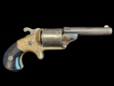National Arms Co. of New York A 6 shot Moore's Patent Teat Fire SA Revolver Serial No 20004, 7¼”",