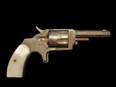 A Kittemaug .32 Calibre Rimfire 5 Shot Revolver. 2-3/4” octagonal barrel signed ‘KITTEMAUG’ on the