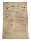 ORIGINAL REPUBLICAN PAPER - THE NORTHERN PATRIOT 1895