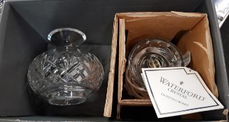 BOXED WATERFORD CRYSTAL LAMP