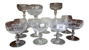 SHELF LOT CUT GLASS TO INCLUDE WATERFORD