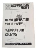 ORIGINAL REPUBLICAN NEWSPAPER - REPUBLICAN NEWS 1973