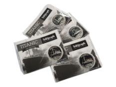 4 TITANIC COINS