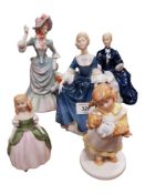 5 ASSORTED ROYAL DOULTON FIGURES