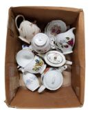 BOX LOT OF PART TEASETS