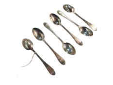 SET OF 6 SILVER SPOONS SHEFFIELD 1905