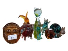GLASS ANIMAL PAPERWEIGHTS