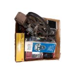 BOX OF CAMERAS/PROJECTORS ETC