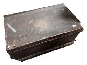 LARGE ANTIQUE PINE BOX