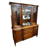 MODERN 3 DOOR DISPLAY CABINET