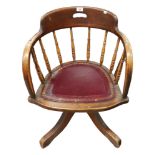 ANTIQUE CAPTAINS CHAIR