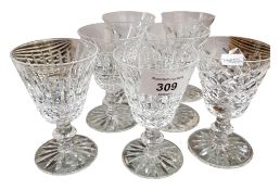 6 WATERFORD GLASSES