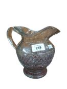 GEORGIAN CUTGLASS JUG