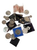 BOX OF COINS & BANK NOTES